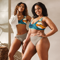 Image 14 of Sunrise Recycled Padded Bikini Top