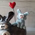 Donkey and blue rabbit. Hand made pottery. Image 4