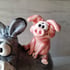 Donkey and pig. Handmade pottery. Image 2