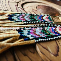 Image 3 of Leather:beaded fringe 