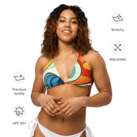 Image 9 of Sunrise Recycled String Bikini Top