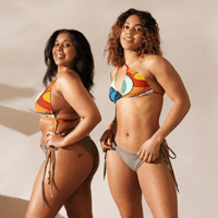 Image 6 of Sunrise Recycled String Bikini Top
