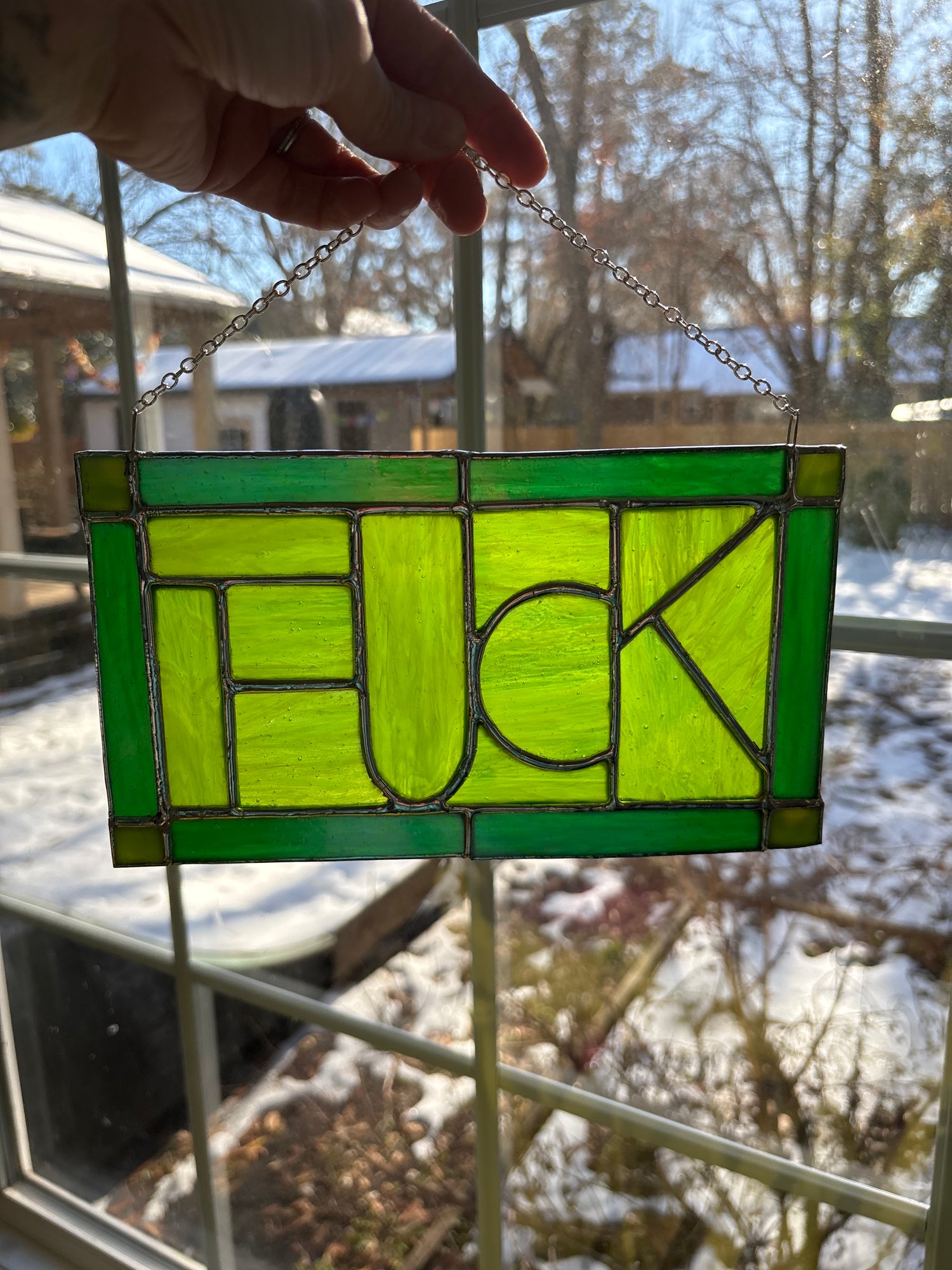 Image of Green F Sign