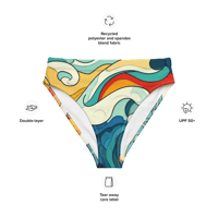 Image 10 of Sunrise Recycled High-Waisted Bikini Bottom