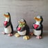 Valentine penguins. Hand made pottery Image 2