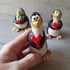 Valentine penguins. Hand made pottery Image 5