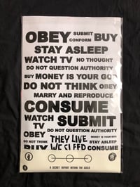 Image 2 of Anti Trust Skateboards Post F*cking Bills Wheat Paste Poster Zine