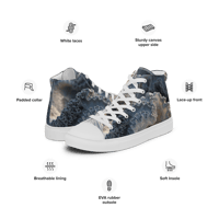 Image 15 of Maritime Women’s High Top Canvas Shoes