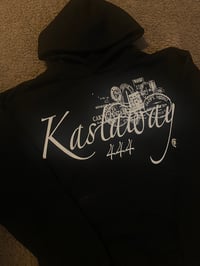 Image 2 of BLACK “KASTAWAY444 HOODIE”
