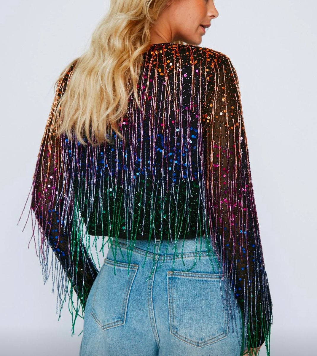 ジャケット・アウター acka cape fringe tops ジャケット・アウター acka cape fringe tops TOPS – Acka