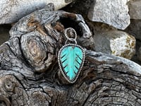 Image 1 of Kingman Leaf Pendant
