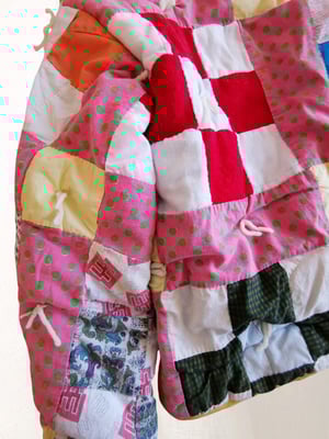 Image of Rainbow Patchwork Quilt Coat - 10 years