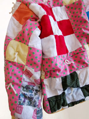 Image of Rainbow Patchwork Quilt Coat - 10 years