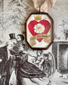 Cor Cordium ~ original collage in locket