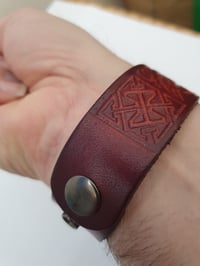 Image 4 of Men's Bracelet ANA Collection Fashion Jewelry Rustic Red