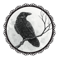 Image 2 of 'Raven' Print