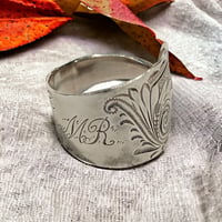 Image 7 of Art Nouveau spiral spoon ring