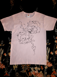 Image 2 of Generic Furry Pink Queen of Ancient Pettiness Hand Drawn Tee