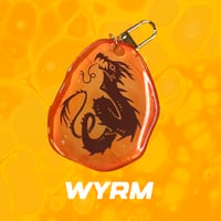 Image 4 of Amber Dragons - 2.5 in Acrylic Keychains