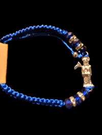 Blue Santa Muerte Bracelet 