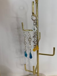 Image 3 of Sun and moon dangle earrings 