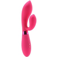 Image 2 of OMG! #MOOD Silicone Rabbit Vibe in Pink