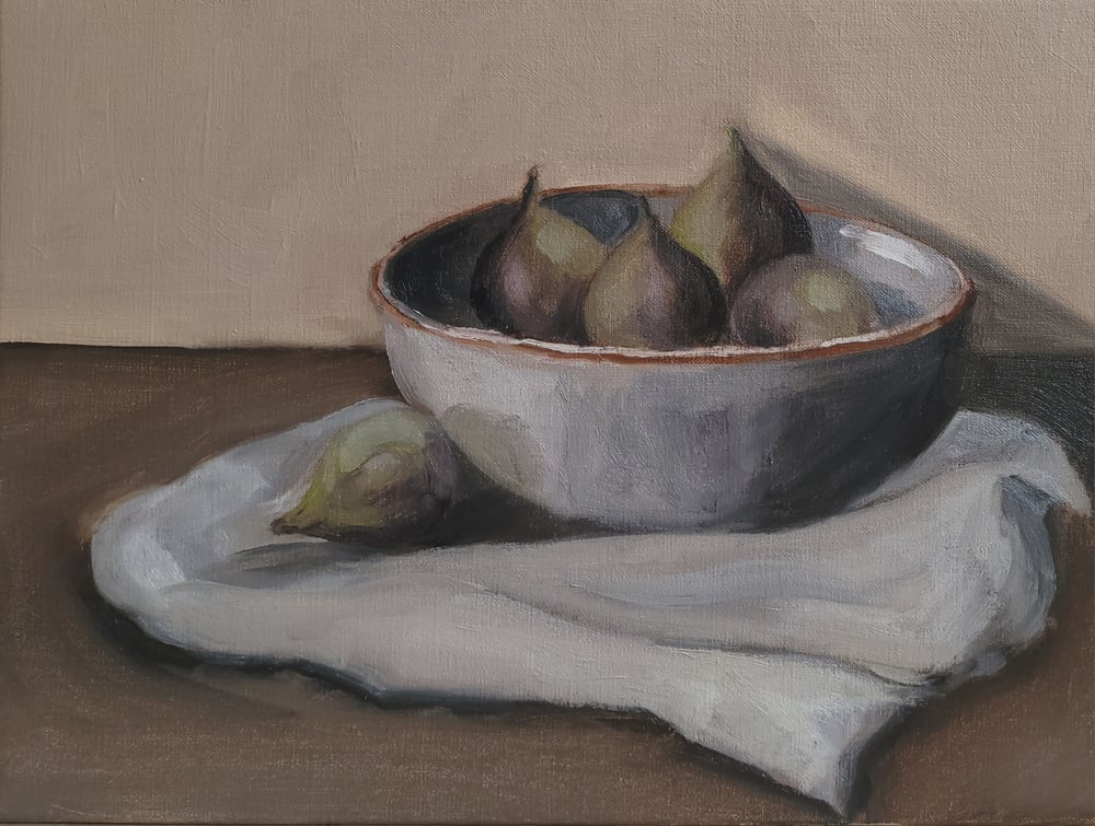 Image of Nature morte au bol de figues