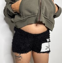 Image 1 of Patchwork Fuzzi Microshorts