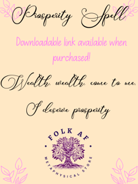 Prosperity Spell