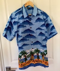 Image 2 of Memory Flowers custom created from a clients loved ones tropcial themed shirt