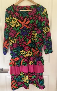 Image 2 of Memory Flowers custom created from a clients loved ones beautiful floral print dress
