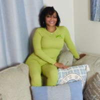 Image 2 of Olive Green Ribbed Set