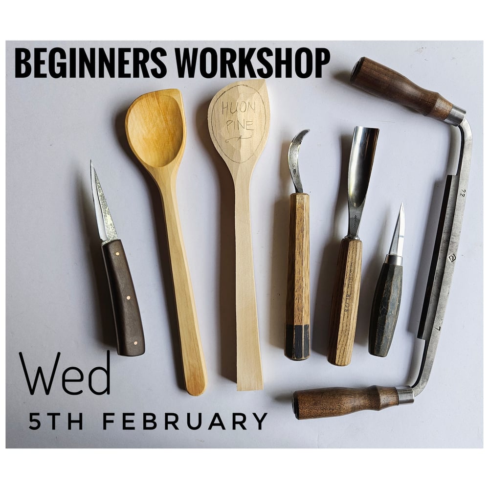 Image of WEDNESDAY 5TH FEBRUARY SPOON CARVING WORKSHOP 