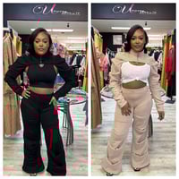 Two piece bolero pants set
