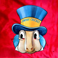 Image 1 of Jiminy Cricket (Pinocchio) - Gilette Blue Blades - Advertising Promotional Paper Mask (1939)