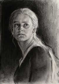 Helaena charcoal print