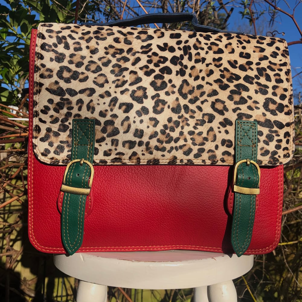 Image of Harlequin Collection - coloured iPad satchel #17A