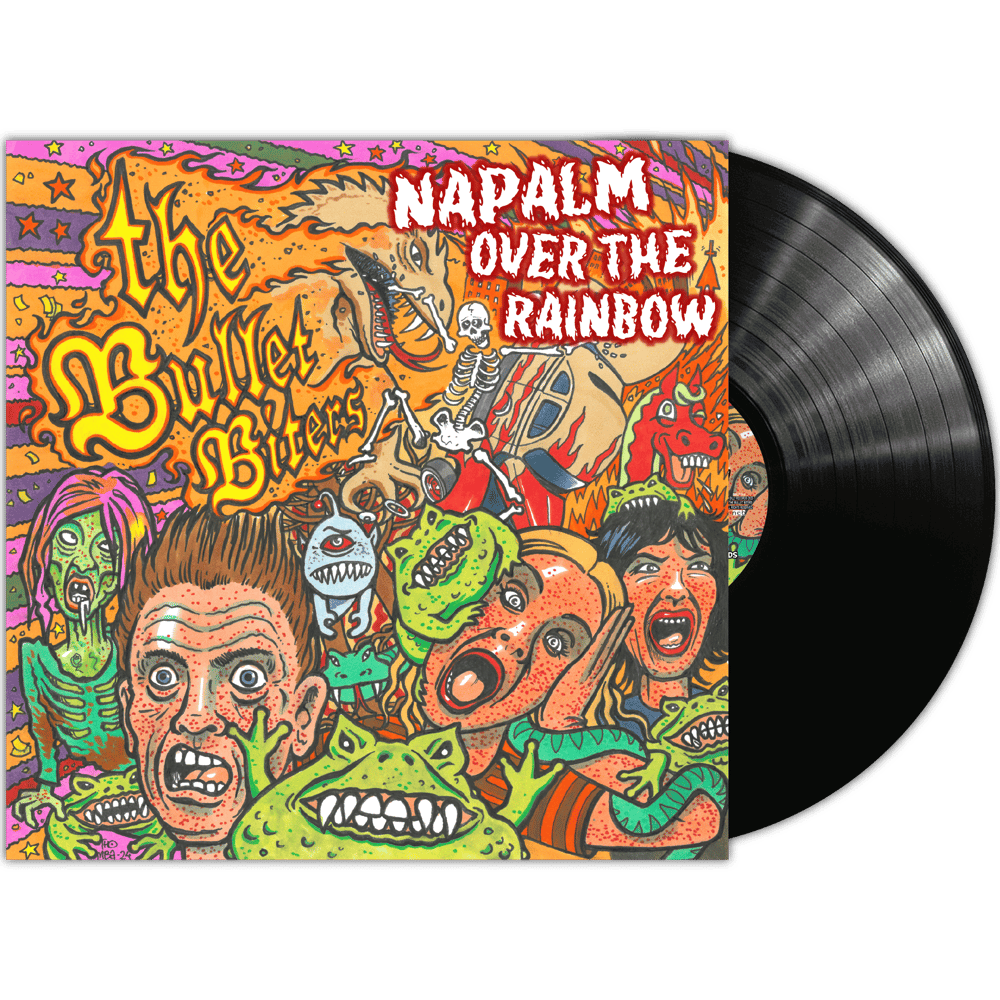 THE BULLET BITERS - NAPALM OVER THE RAINBOW (LP) Black