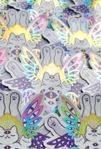 Image 4 of Rainbow Archangel - Holographic Sticker