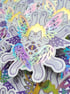 Rainbow Archangel - Holographic Sticker Image 3