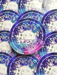 Image 1 of Spaced Out - Glitter Sticker