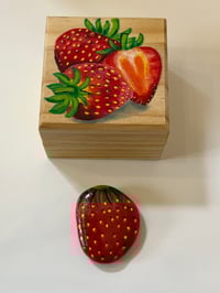 Image 6 of Hand Painted Wooden Box and ‘hug’ 