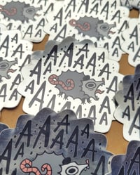 Image 2 of AAAAAH! - Mirror Foil Sticker