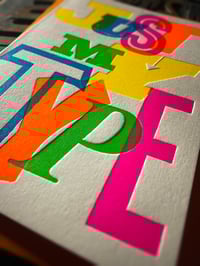 Image 3 of Just My Type | Letterpress Card