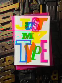 Image 4 of Just My Type | Letterpress Card
