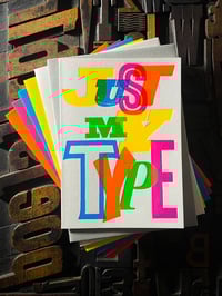Image 2 of Just My Type | Letterpress Card