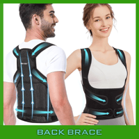 PRE-ORDER: Adjustable Back Brace for Men and Women, Scoliosis and Hunchback Straightener.