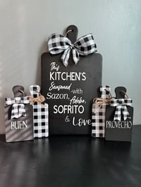 Buffalo Plaid cutting board set