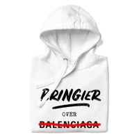 Image 1 of Bringier Over Balenci Hoodie (White)