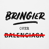 Image 3 of Bringier Over Balenci Hoodie (White)
